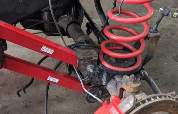 new control arms and stainless brake lines, cleaned and painted coils new control arms and stainless brake lines, cleaned and painted coils