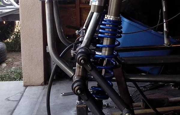 Setting up front suspension