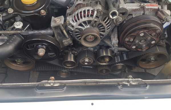 August 2020 - oil drenched timingbelts are no good. First belt change in 24 years August 2020 - oil drenched timingbelts are no good. First belt change in 24 years