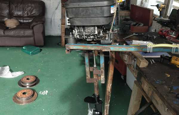 Homemade outboard