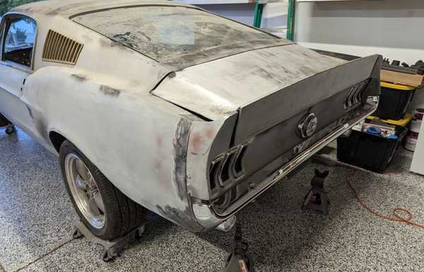 rear trim - taillight panel needed lots of love too, still imperfect rear trim - taillight panel needed lots of love too, still imperfect