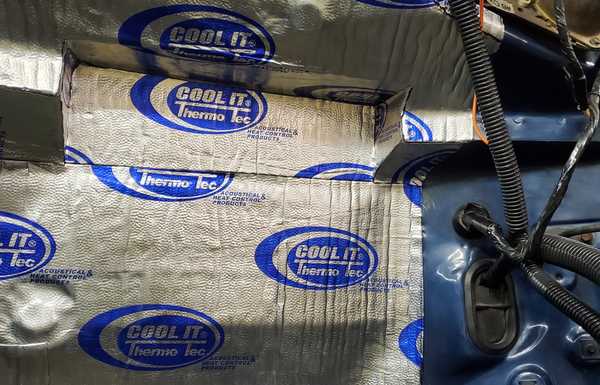 Firewall Pocket welded ready for the 12v