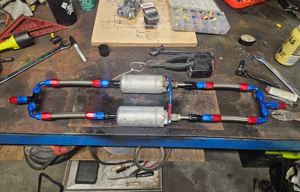 Needed more fuel twin stock pumps 