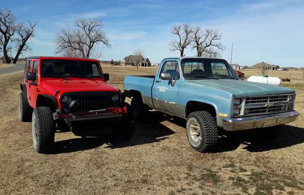 Before paint right after i got it next to my jeep Before paint right after i got it next to my jeep