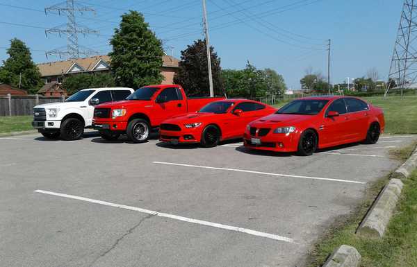 Parked with my ford friends. 