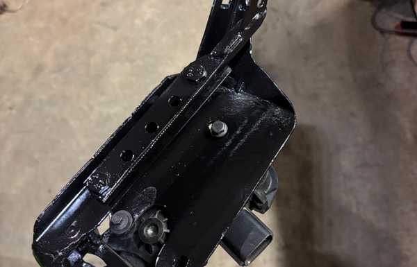 modified the Ford petal to pull a cable for the Cummins throttle position sensor. modified the Ford petal to pull a cable for the Cummins throttle position sensor.