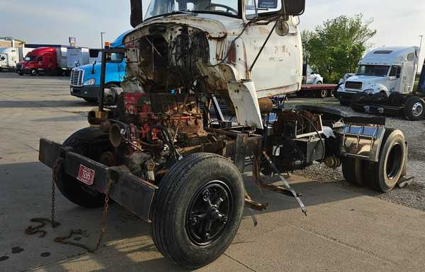 Cab was removed from original chassis, along with transmission and other various parts