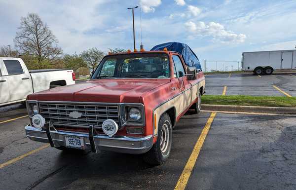 Returning from Milwaukee, Wisconsin hauling a wood planer