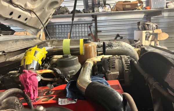 Building an intake neck and intercooler piping. Building an intake neck and intercooler piping.