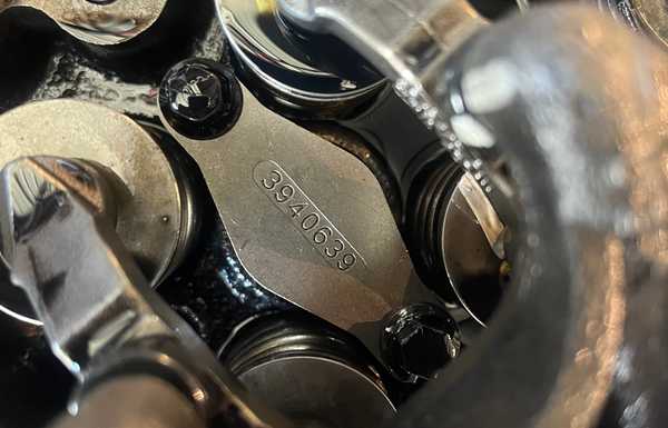 Checking the valves, since I had the cover off anyway. Some were pretty far off for a fresh (Cummins Reman less than 10,000 mile) engine. Checking the valves, since I had the cover off anyway. Some were pretty far off for a fresh (Cummins Reman less than 10,000 mile) engine.