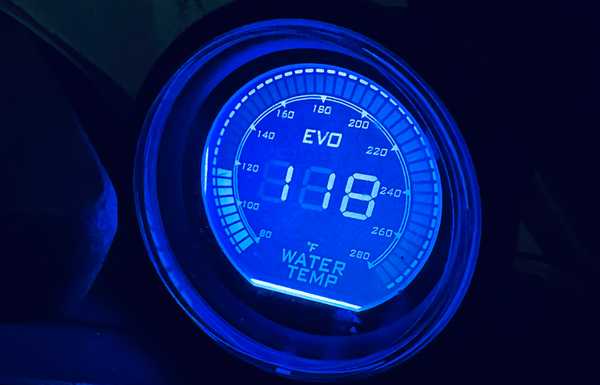 Testing of coolant gauge Testing of coolant gauge