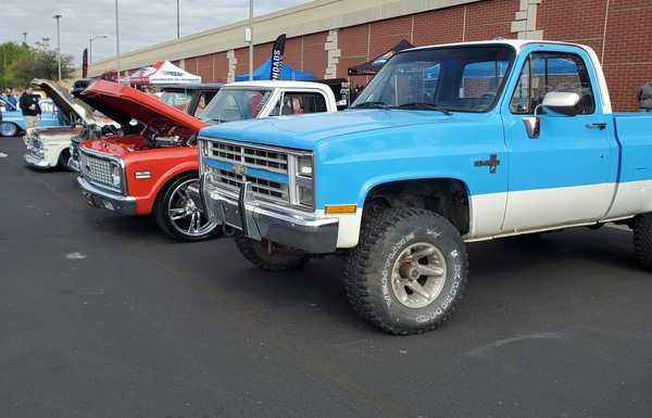 First truck show truck gathering in norman, Oklahoma 