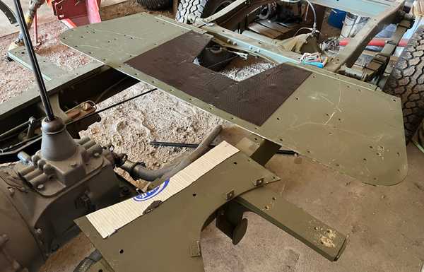 Not stock/standard but I added sound deadening/heat reflector for drive ability Not stock/standard but I added sound deadening/heat reflector for drive ability