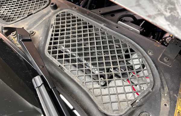 Hidden spark box in cowl Hidden spark box in cowl