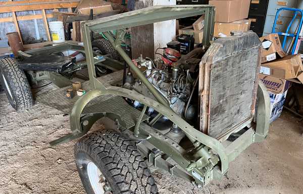 Steering column installed Steering column installed