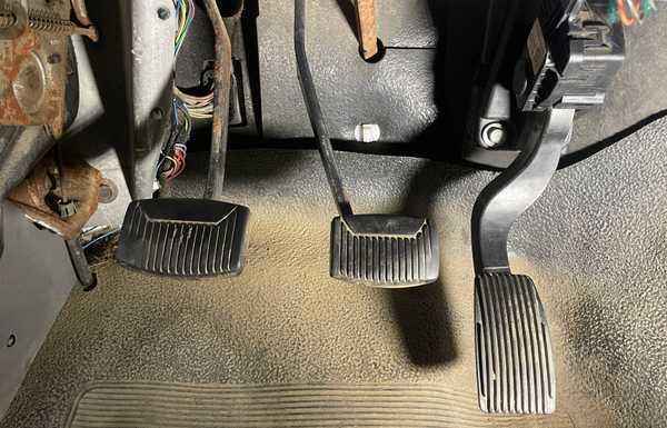 Coyote pedal mounted Coyote pedal mounted