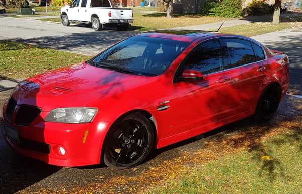 2009 pontiac g8 gt