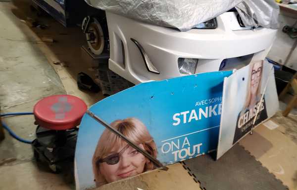 political banner for flat floor political banner for flat floor