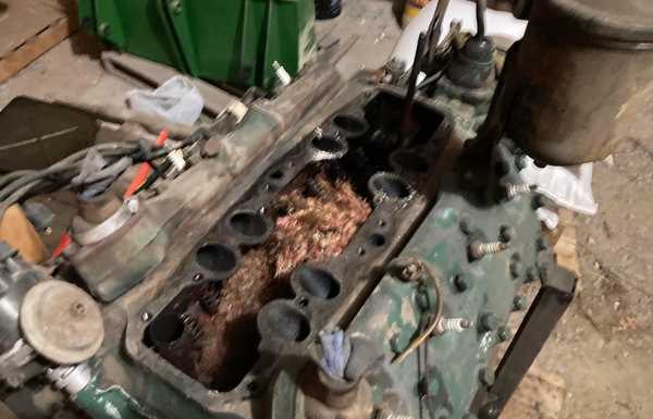 Always check valve train before attempting to start