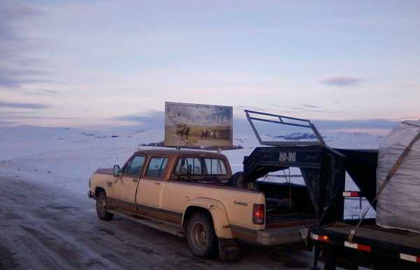 Returning from Wyoming with several tote bag of coal
Returning from Wyoming with several tote bag of coal