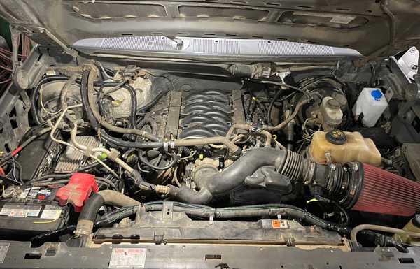 Engine is in! Truck is driving. All is good 