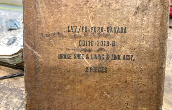 NOS brake shoes NOS brake shoes