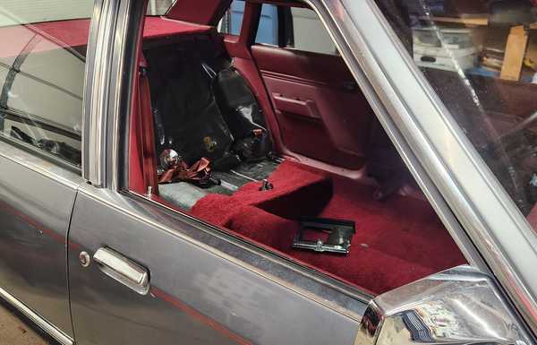 Removing interior Removing interior