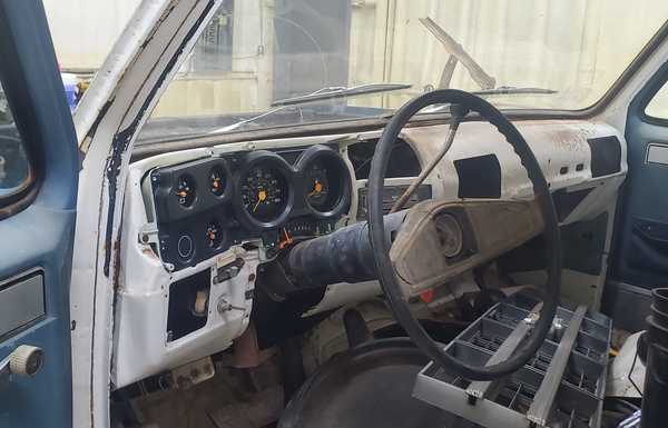 Before we swapped the steering column Before we swapped the steering column