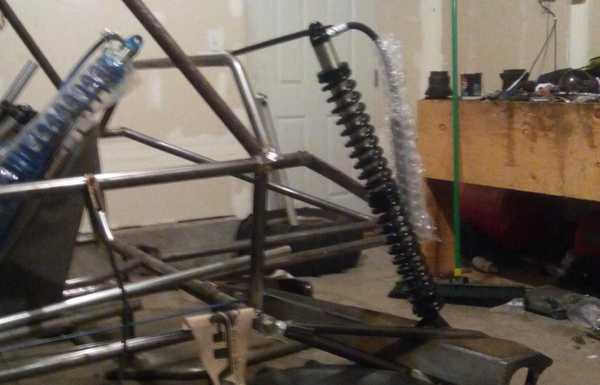 Setting up rear suspension