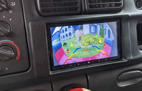 backup cam wired in backup cam wired in