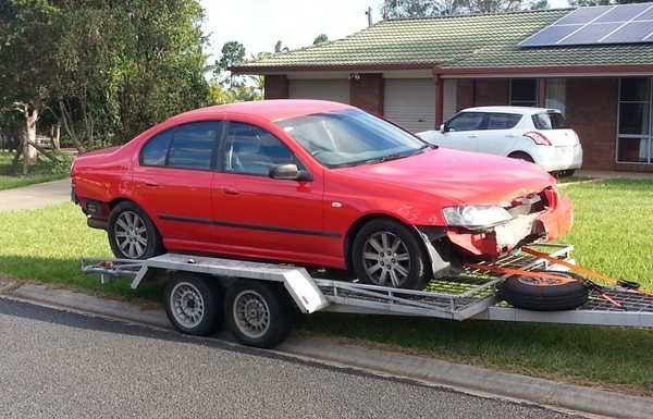 This is what the car looked like stock & crashed back in 2016