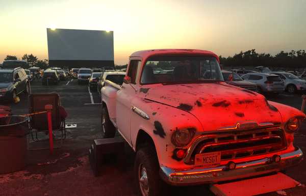 A night out with the girls, at the Winchester Drive-In movies in OKC.