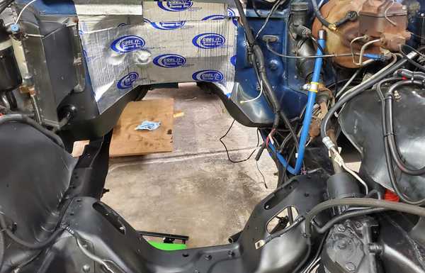 Engine bay prepped