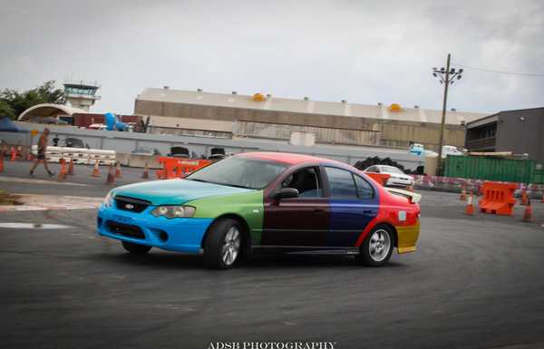 Multi out drifting at Archerfield Drift Park in Feb of 2022 Multi out drifting at Archerfield Drift Park in Feb of 2022