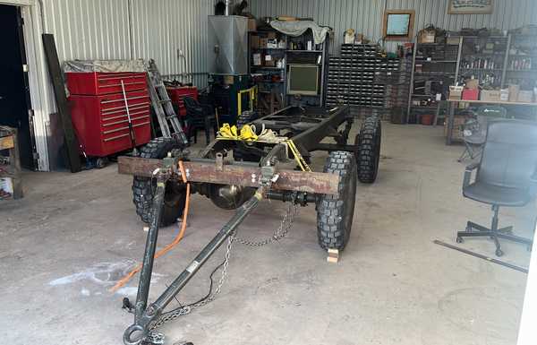 Chassis brought home, have to tear it back down and install all the brakes and axles 
