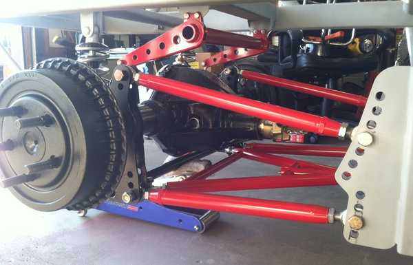 rear end and suspension
