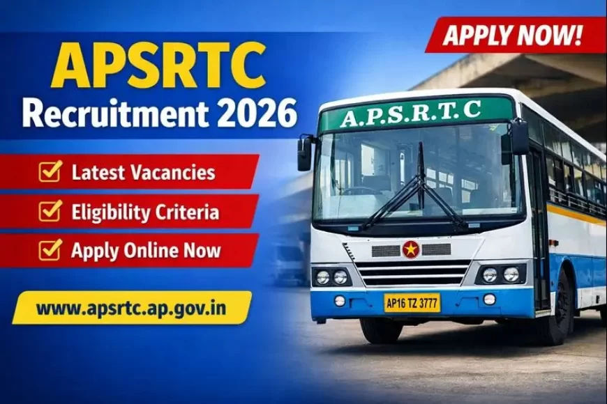 APSRTC Recruitment 2026 – Apply Online | Eligibility, Vacancy, Salary