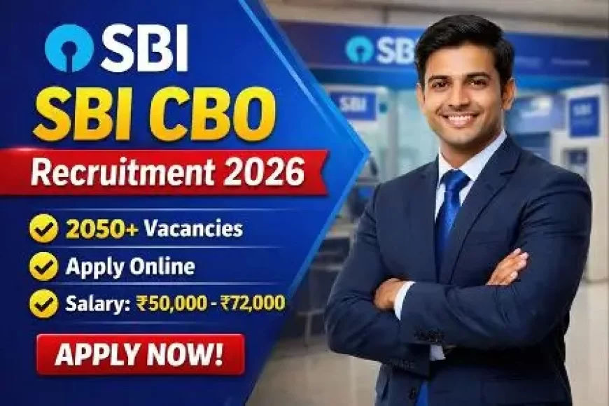 SBI CBO Recruitment 2026 – Apply Online for Circle Based Officer