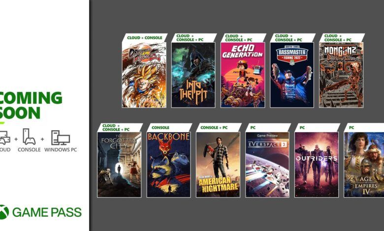Xbox Game Pass Coming Soon - October 2021