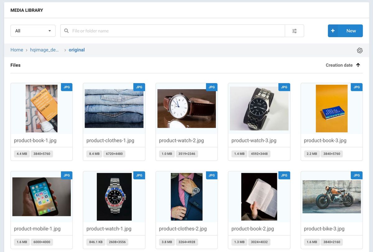 ImageKit's media library for storing and managing your assets the right way