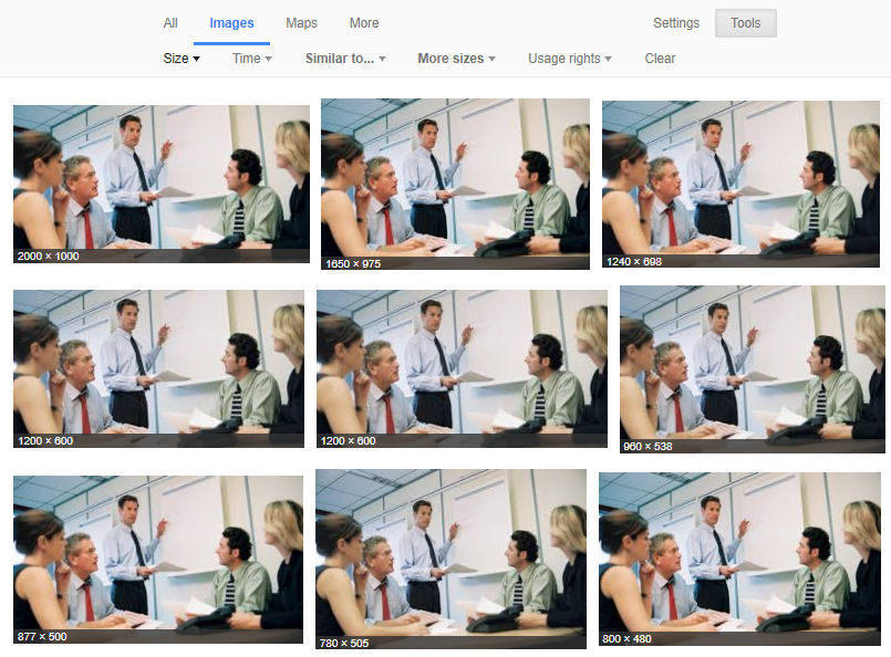 Using Stock Images - The same Image is being used by many websites