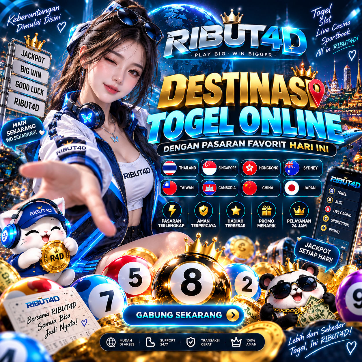 RIBUT4D ✦ Destinasi Togel Online dengan Pasaran Favorit Hari Ini