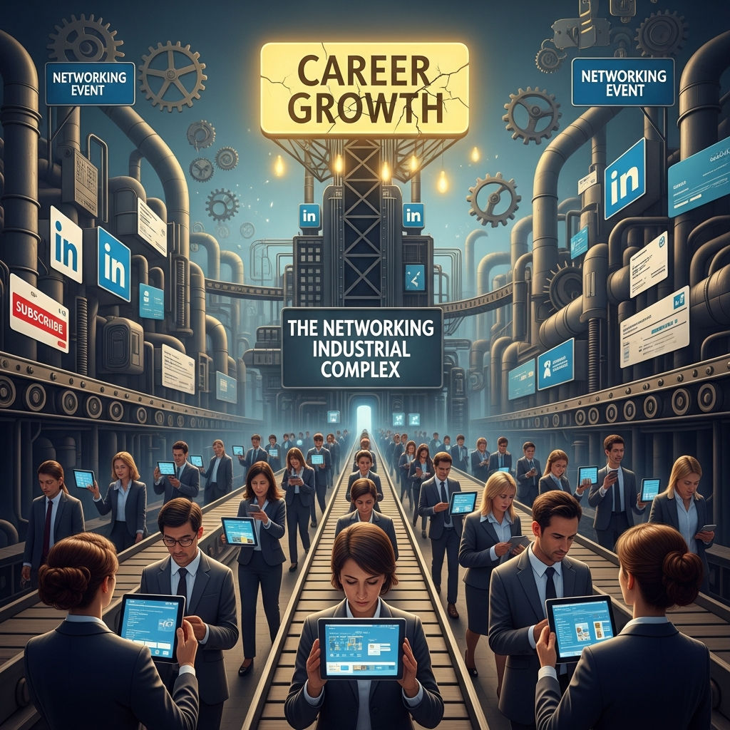 The Networking Industrial Complex Is Selling You a Lie About Career Growth