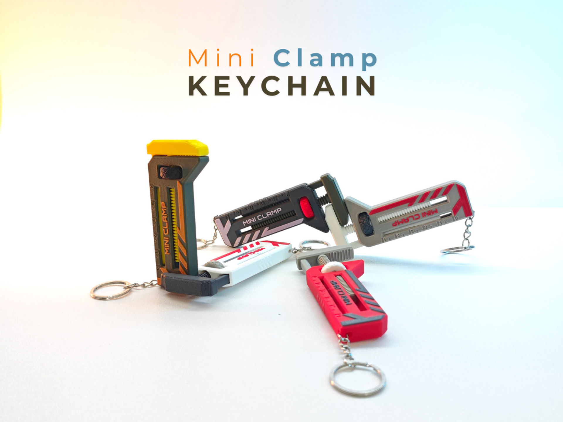 Mini Clamp Keychain
