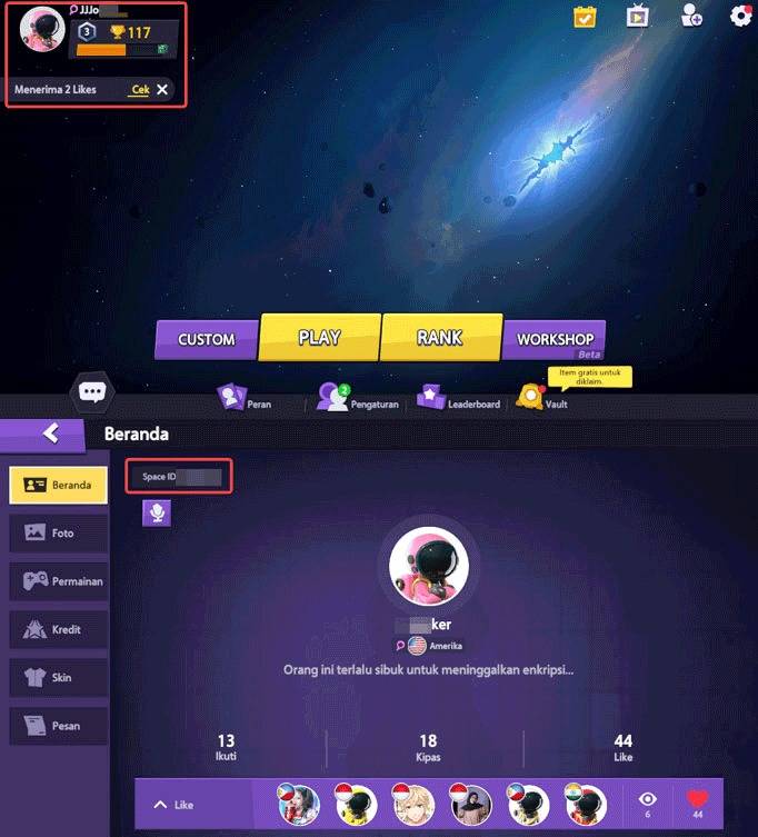 How to find Super Sus ID for top up
