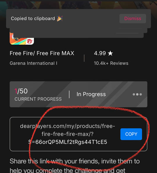 Share the link
