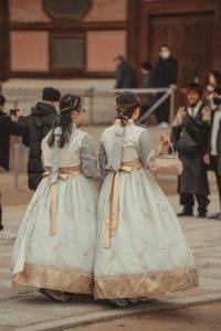 Hanbok viselés