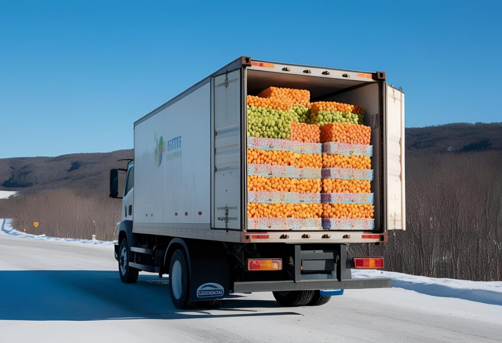 frozen-food-delivery-truck frozen-food-truck-in-india frozen-fruits-in-india iqf-fruits iqf-vegetables