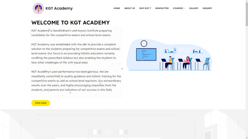  KGT Academy Website
