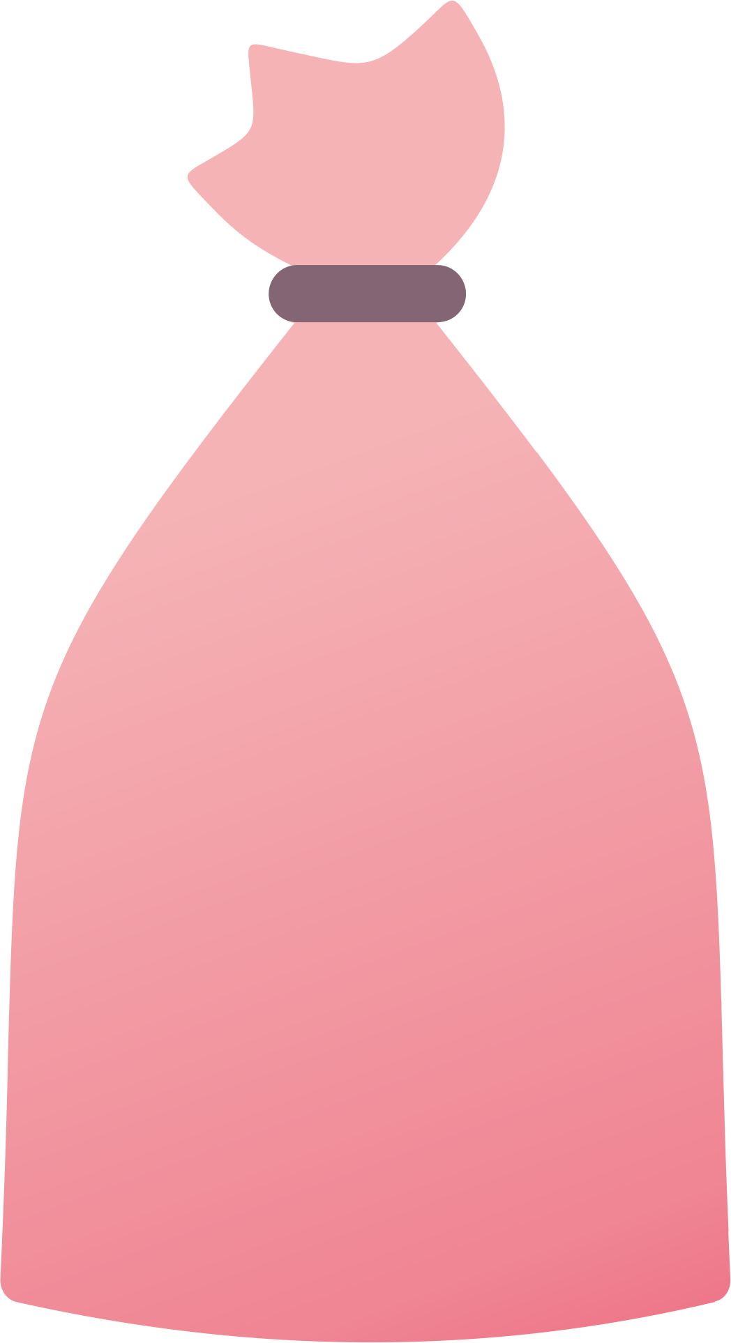 Sacco rosa per pannolini